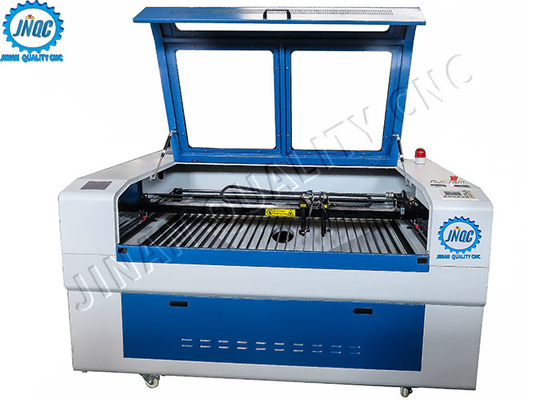 Dual Head Laser Cutting Engraving Machine Cutter Engraver With CO2 Laser Source